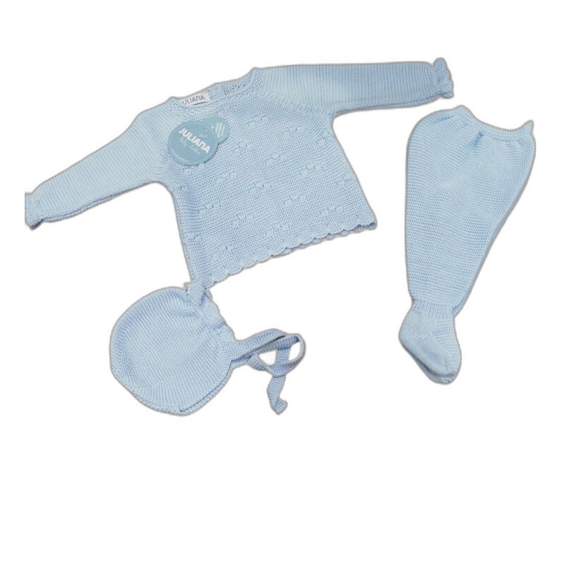 J7042 CONJUNTO 3 PZ TOPO BODOQUES JULIANA. ROPA PARA BEBES ,PREMAMA Y COLEGIAL - DE 0 5 AÑOS INFANTIL VERANO Conjuntos Punto .