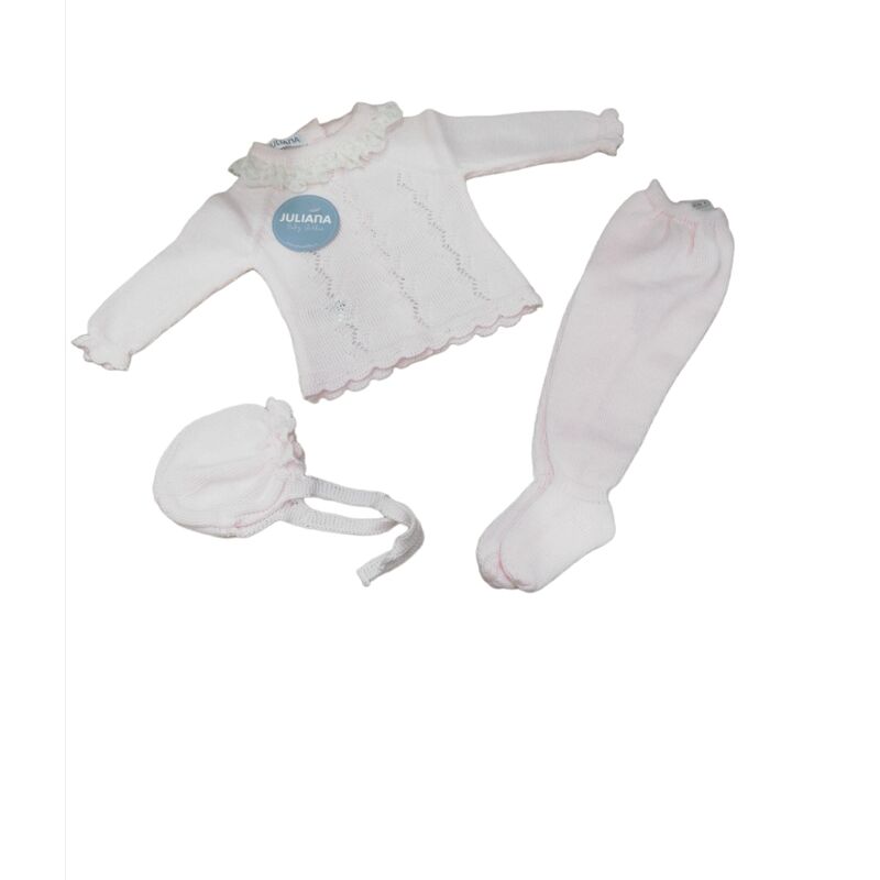 J7045 CONJUNTO 3 PZ ZIG ZAG JULIANA. ROPA PARA BEBES ,PREMAMA Y COLEGIAL - DE 0 5 AÑOS INFANTIL VERANO Conjuntos Punto . TALLAS