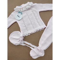 J7045 CONJUNTO 3 PZ ZIG ZAG JULIANA. ROPA PARA BEBES ,PREMAMA Y COLEGIAL - DE 0 5 AÑOS INFANTIL VERANO Conjuntos Punto . TALLAS