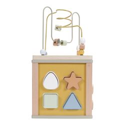 LD7030 CUBO DE ACTIVIDADES OCAS LITTLE DUTCH TOC TOYS. JUGUETES PARA BEBE - APILABLES Y ENCAJABLES PRIMEROS . Color 0. 