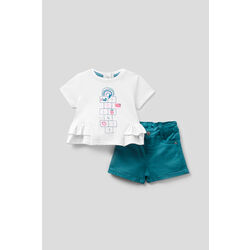 233013 CONJUNTO BEBÉ NIÑA STREET MONNKEY. ROPA PARA BEBES ,PREMAMA Y COLEGIAL - DE 0 5 AÑOS INFANTIL VERANO NIÑA Conjuntos .