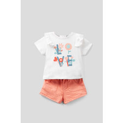 233025 CONJUNTO BEBÉ NIÑA STREET MONKEY. ROPA PARA BEBES ,PREMAMA Y COLEGIAL - DE 0 5 AÑOS INFANTIL VERANO NIÑA Conjuntos .