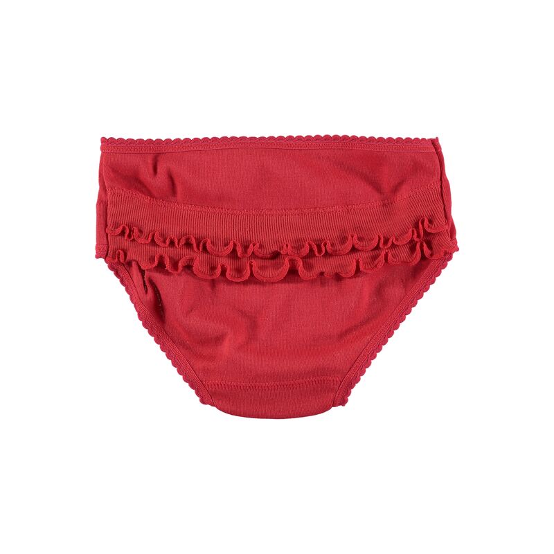 2143 BRAGUITA NIÑA VOLANTE PUNTO BABIDU. ROPA PARA BEBES ,PREMAMA Y COLEGIAL - DE 0 5 AÑOS INTERIOR Bragas . Color Rojo. TALLAS 2143 BRAGUITA NIÑA VOLANTE PUNTO BABIDU. ROPA PARA BEBES ,PREMAMA Y COLEGIAL - DE 0 5 AÑOS INTERIOR Bragas . Color Rojo. TALLAS