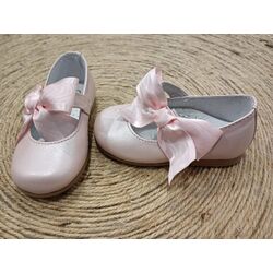 1E0094.385 ZAPATO PIEL CASIOPEA NACAR AITANA CAMINITO. ZAPATOS PARA BEBE - CALZADO NIÑA OUTLET . CALZADO 19. 