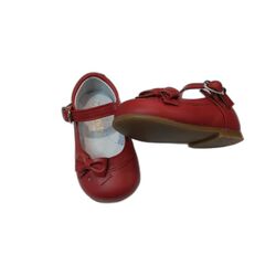 3E1062.19 ZAPATO PIEL NAPA ROJO NIÑA CAMINITO. ZAPATOS PARA BEBE - CALZADO NIÑA OUTLET . CALZADO 19. 