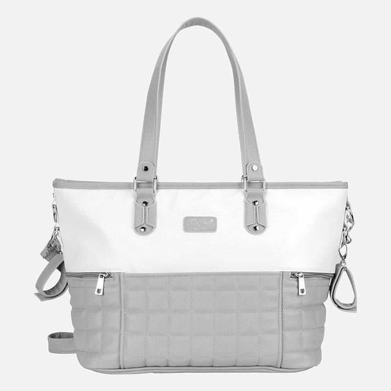 Bolso combinado 19267 MAYORAL. COCHECITOS-CARRICOCHES PARA BEBE SACOS Y TEXTILES BOLSOS ,TALEGAS MALETAS . Color GRIS . 