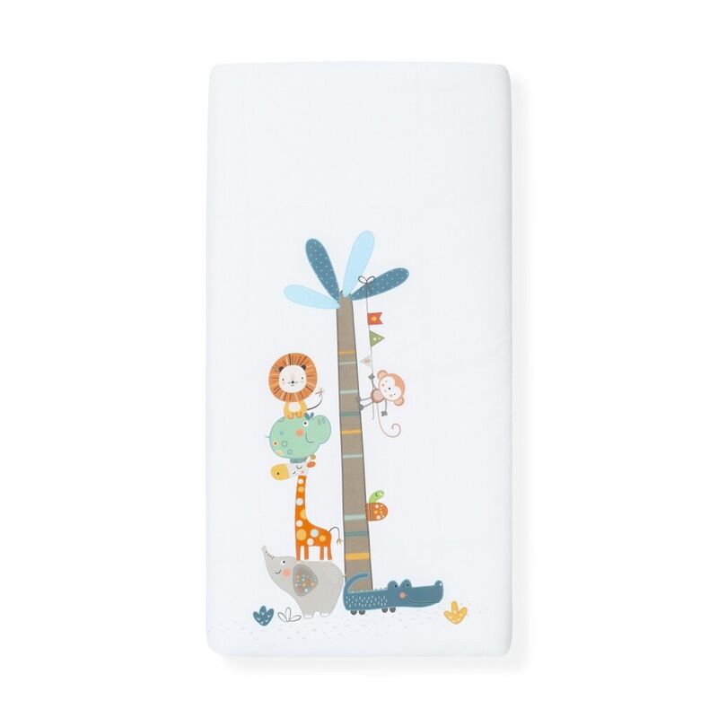 92753 SET 2 PCS DESENFUNDABLE F.NORDICA MOD LEON PALMERA INTERBABY. MOBILIARIO Y DECORACION PARA BEBE - ROPA CUNA MINICUNA