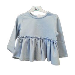 SUDADERA NIÑA CELESTE DULCE TIOVIVO. ROPA PARA BEBES ,PREMAMA Y COLEGIAL - DE 0 5 AÑOS INFANTIL VERANO NIÑA Sudaderas . TALLAS 4