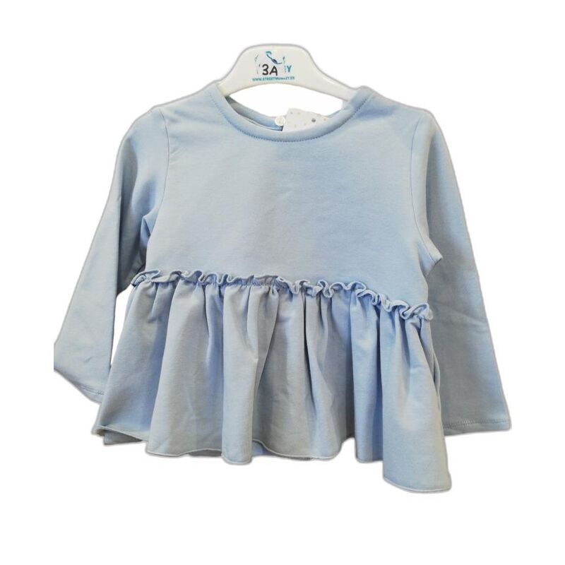 SUDADERA NIÑA CELESTE DULCE TIOVIVO. ROPA PARA BEBES ,PREMAMA Y COLEGIAL - DE 0 5 AÑOS INFANTIL VERANO NIÑA Sudaderas . TALLAS 4