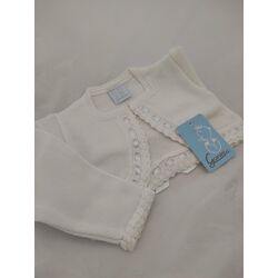 CHAQUETA 390 BOLERO CON LAZO GRANLEI. ROPA PARA BEBES ,PREMAMA Y COLEGIAL - DE 0 5 AÑOS INFANTIL VERANO NIÑA Chaquetas . Color
