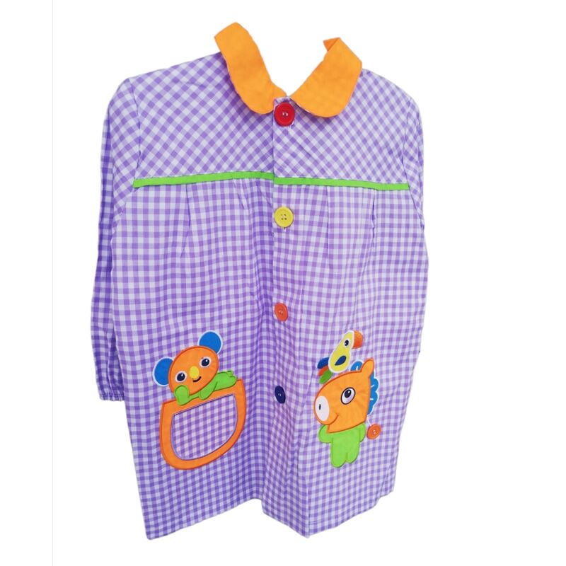 MANDILON MOD 11 OSO GARVEL. ROPA PARA BEBES ,PREMAMA Y COLEGIAL - COLEGIO ,MANDILONES, MOCHILAS CON BOTONES . TALLAS 3 años. 