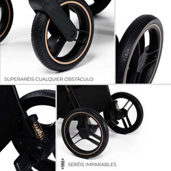 Carrito bebé multifuncional NEA 2 KinderKraft. COCHECITOS-CARRICOCHES PARA BEBE DE DOS PIEZAS . Color Negro. 