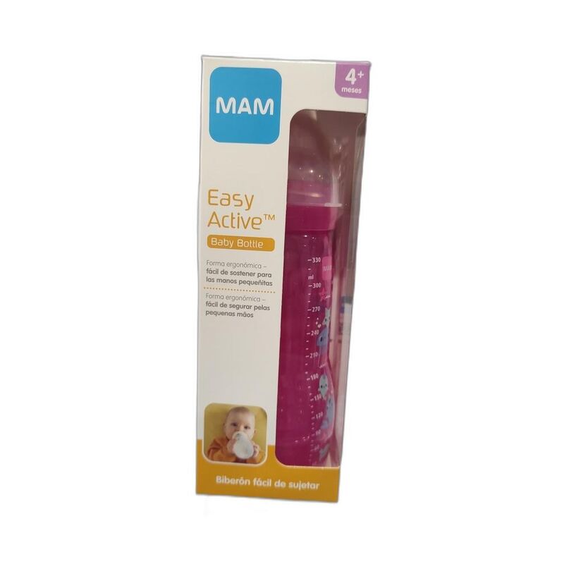 A127 EASY ACTIVE BABY BOTTLE 330 ML 4+ meses  MAM. PUERICULTURA Y COMPLEMENTOS PARA BEBES - PORTEO LACTANCIA TETINAS ACCESORIOS