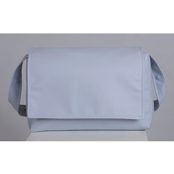 BOLSO TAPA POLIPIEL 424 ARTESANIA CHARI. COCHECITOS-CARRICOCHES PARA BEBE SACOS Y TEXTILES BOLSOS ,TALEGAS MALETAS . Color GRIS
