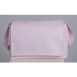 BOLSO TAPA POLIPIEL 424 ARTESANIA CHARI. COCHECITOS-CARRICOCHES PARA BEBE SACOS Y TEXTILES BOLSOS ,TALEGAS MALETAS . Color Rosa.