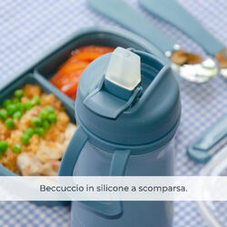 Botella De Agua Térmica De Acero 350ml salmón Nuvita. PUERICULTURA Y COMPLEMENTOS PARA BEBES - COMIDA TERMOS RECIPIENTES . Color
