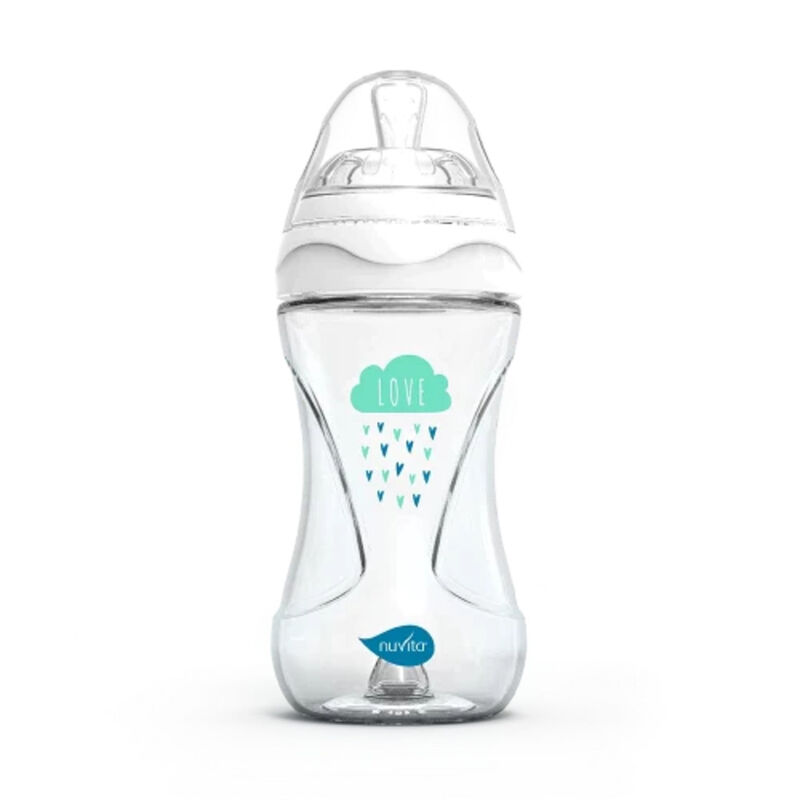 Biberón Anticólicos De Vidrio 240ml - Materno Feel Glass Nuvita. PUERICULTURA Y COMPLEMENTOS PARA BEBES - COMIDA . Color 0. 
