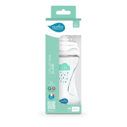Biberón Anticólicos De Vidrio 240ml - Materno Feel Glass Nuvita. PUERICULTURA Y COMPLEMENTOS PARA BEBES - COMIDA . Color 0. 
