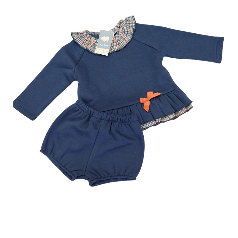 9127 JESUSIN VOLANTE MAC ILUSIÓN. ROPA PARA BEBES ,PREMAMA Y COLEGIAL - DE 0 5 AÑOS INVIERNO NIÑA Conjuntos . TALLAS 12 meses. 