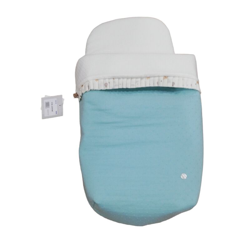 5130 SACO CAPAZO CAYETANA MENTA UZTURRE. COCHECITOS-CARRICOCHES PARA BEBE SACOS Y TEXTILES DE CAPAZO . Color MENTA. 