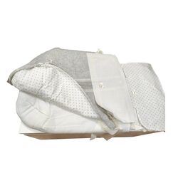 SACO COCHE 7207--LAINEGR UZTURRE. COCHECITOS-CARRICOCHES PARA BEBE SACOS Y TEXTILES DE CAPAZO SOBRE PUNTO . Color GRIS . 