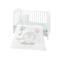 Juego de cama 5 piezas Jungle King 41101050053 kikkaboo. MOBILIARIO Y DECORACION PARA BEBE - ROPA CUNA MINICUNA EDREDONES