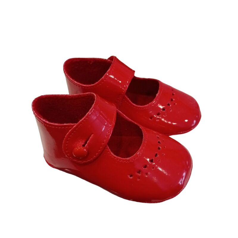 PEUCA MERCEDITAS ROJO  CHAROL 800 I9 CHAO. ZAPATOS PARA BEBE - CALZADO Peuca de Niña . CALZADO 18. 