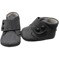 PEUCA  BOTA 5270 ANTE MARINO BOTÓN LEON SHOES. ZAPATOS PARA BEBE - CALZADO Peuca de invierno ,Bota ,Botas con pelo Niña Niño