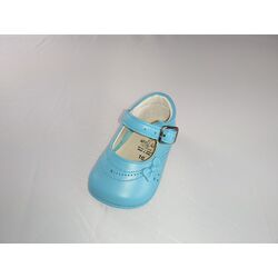 PEUCA MERCEDITAS TURQUESA 2427 LEON SHOES. ZAPATOS PARA BEBE - CALZADO Peuca de Bautizo Niño OUTLET . CALZADO 16. 
