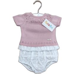 C6112 CONJUNTO BEBE PUNTO VERANO MIS CUCADAS. ROPA PARA BEBES ,PREMAMA Y COLEGIAL - DE 0 5 AÑOS INFANTIL VERANO Conjuntos Ranita