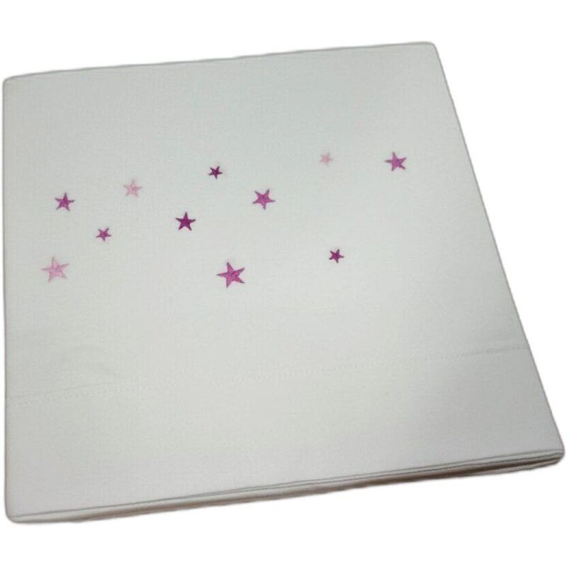 TRIP SABANAS  CUNA  60X120 ESTRELLAS SONPETIT. MOBILIARIO Y DECORACION PARA BEBE - ROPA CUNA MINICUNA SABANAS . Color Rosa. 