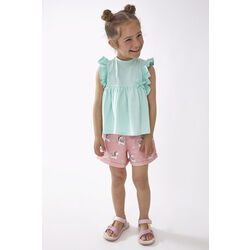 243042 CONJUNTO NIÑA CAMISETA STREET MONKEY. ROPA PARA BEBES ,PREMAMA Y COLEGIAL - DE 0 5 AÑOS INFANTIL VERANO NIÑA Conjuntos .