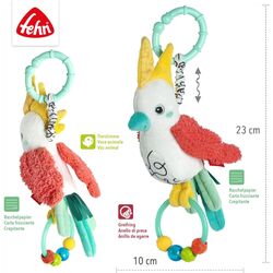 049060 COLGANTE PAJARO DOBABYDOO FEHN. JUGUETES PARA BEBE - PELUCHES Y MUÑECOS PRIMEROS SONAJEROS . Color 0. 