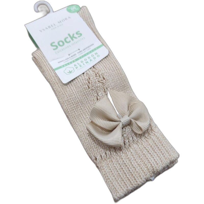 CALCETINES CALADOS LARGOS INFANTILES  0285400 LINO  YSABEL MORA. ROPA PARA BEBES ,PREMAMA Y COLEGIAL - DE 0 5 AÑOS INTERIOR