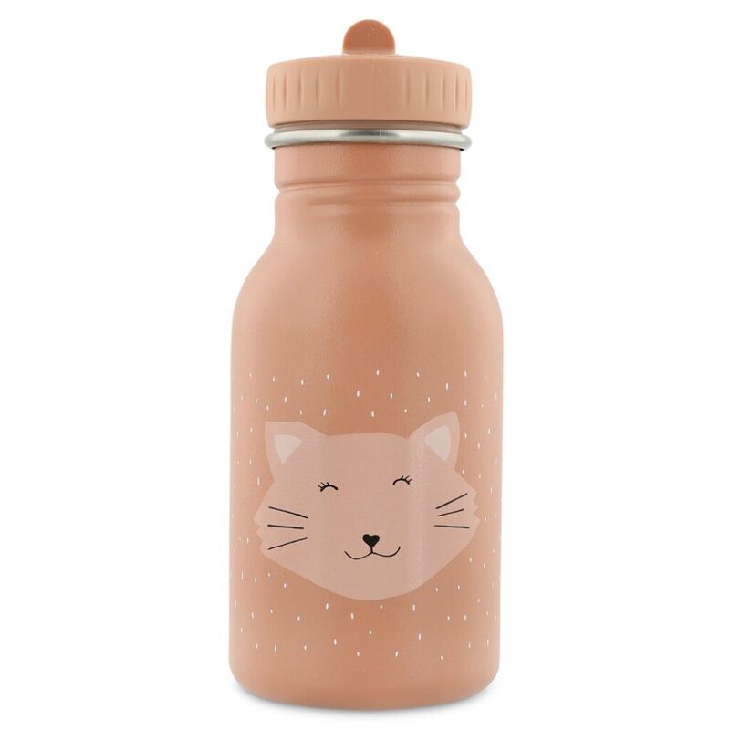 40222 Botella de beber 350ml - Mrs. Cat TRIXIE. PUERICULTURA Y COMPLEMENTOS PARA BEBES - COMIDA TERMOS RECIPIENTES . Color Rosa.