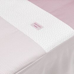 EDREDON 1716 JGO 2 PCS.COLCHA I-V. CUNA 60 VICHY10 ROSA 60X120X3 CM CAMBRASS. MOBILIARIO Y DECORACION PARA BEBE - ROPA CUNA