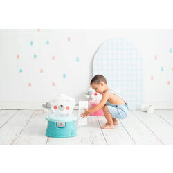 ORINAL FUNNY BEAR MINT Ref. 1872 OLMITOS. PUERICULTURA Y COMPLEMENTOS PARA BEBES - BAÑO ORINALES INFANTILES . Color Azul. 