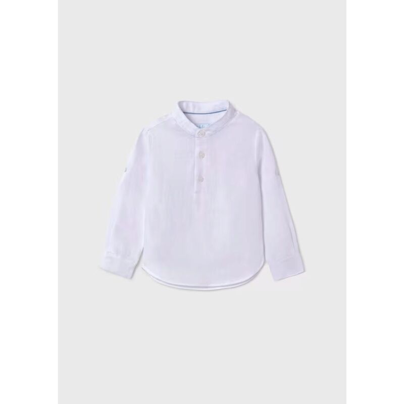 15136 Camisa Cuello Mao Lino Niño Abel y Lula. ROPA PARA BEBES ,PREMAMA Y COLEGIAL - DE 0 5 AÑOS INFANTIL VERANO NIÑO Conjuntos