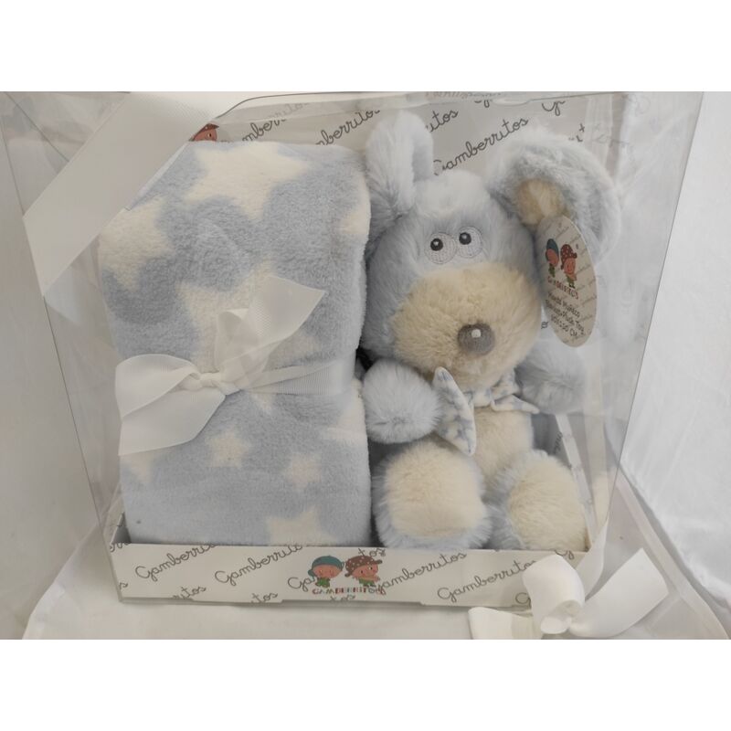 10573 Muñeco con manta 80 x 110 Gamberritos. MOBILIARIO Y DECORACION PARA BEBE - ROPA CUNA MINICUNA COCHECITOS-CARRICOCHES SACOS