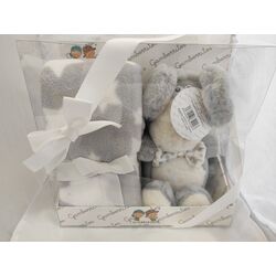 10573 Muñeco con manta 80 x 110 Gamberritos. MOBILIARIO Y DECORACION PARA BEBE - ROPA CUNA MINICUNA COCHECITOS-CARRICOCHES SACOS