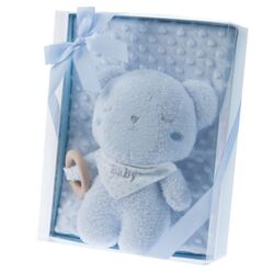 10767 Muñeco con manta 80x110 Gamberritos. JUGUETES PARA BEBE - PRIMEROS PELUCHES Y MUÑECOS COCHECITOS-CARRICOCHES SACOS