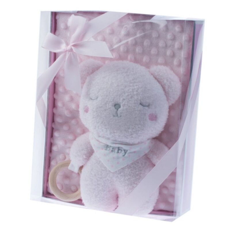 10767 Muñeco con manta 80x110 Gamberritos. JUGUETES PARA BEBE - PRIMEROS PELUCHES Y MUÑECOS COCHECITOS-CARRICOCHES SACOS