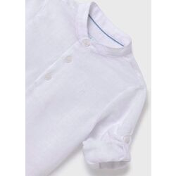 15136 Camisa Cuello Mao Lino Niño Abel y Lula. ROPA PARA BEBES ,PREMAMA Y COLEGIAL - DE 0 5 AÑOS INFANTIL VERANO NIÑO Conjuntos