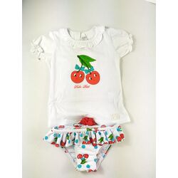 2415 Conjunto camiseta manga corta y bañador niña dolce Petit. ROPA PARA BEBES ,PREMAMA Y COLEGIAL - DE 0 5 AÑOS INFANTIL VERANO