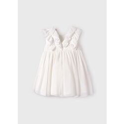 5002 VESTIDO DE CEREMONIA BLANCO ABEL Y LULA. ROPA PARA BEBES ,PREMAMA Y COLEGIAL - DE 0 5 AÑOS INFANTIL VERANO NIÑA Vestidos