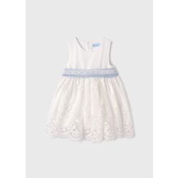 5004 Vestido Tul Jacquard Bordado Bebé Abel y Lula. ROPA PARA BEBES ,PREMAMA Y COLEGIAL - BAUTIZO Vestidos DE 0 5 AÑOS INFANTIL