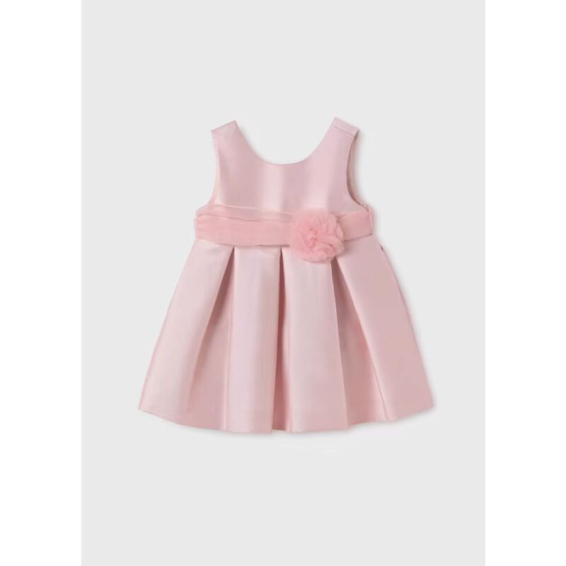 5008 Vestido Mikado Flor Bebé Abel y Lula. ROPA PARA BEBES ,PREMAMA Y COLEGIAL - DE 0 5 AÑOS INFANTIL VERANO NIÑA Vestidos .