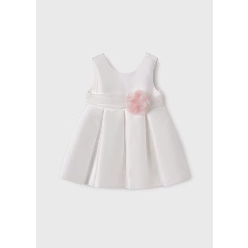 5008 Vestido Mikado Flor Bebé Abel y Lula. ROPA PARA BEBES ,PREMAMA Y COLEGIAL - DE 0 5 AÑOS INFANTIL VERANO NIÑA Vestidos .