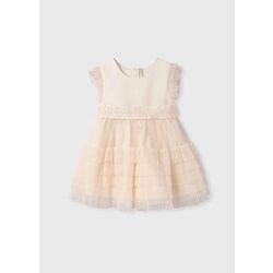 5015 Vestido Tul Volantes Plisados Bebé Abel y Lula. ROPA PARA BEBES ,PREMAMA Y COLEGIAL - DE 0 5 AÑOS INFANTIL VERANO Vestidos