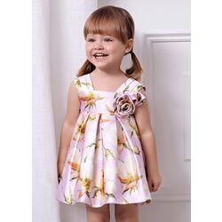 5016 Vestido Mikado Estampado Bebé Abel y Lula. ROPA PARA BEBES ,PREMAMA Y COLEGIAL - DE 0 5 AÑOS INFANTIL VERANO NIÑA Vestidos